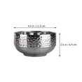 thumbnail image 2 of HINTRMENT Grand Bol à Ramen en Acier Inoxydable Récipient de Service Alimentaire Argent Lot de 1, 2 of 8