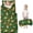 Football and Basketball Green Pattern, variant on Football and Basketball Black Pattern Teens Toddler Nap Mat with Pillow, Sleeping Mat Bag for Preschool Daycare 59"x22"