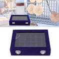 thumbnail image 4 of Earring Storage Box, Jewelry Tray Neat Multifunction   For Stud Earrings Blue, 4 of 8