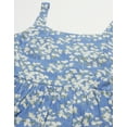 thumbnail image 2 of Moomaya Women's Printed Sleeveless Chic Dress, Square Neck, Strap Midi Dress, 2 of 8