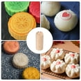 thumbnail image 6 of Uxcell Wood Pottery Tools Stamps 0.8" Dia Wood Block Print Stamps Paw Pattern, 6 of 6