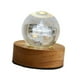 thumbnail image 4 of Bola de cristal artificial de 6 cm con luz nocturna USB y base de madera para regalo de cumpleaños Estilo E, 4 of 9