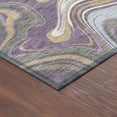thumbnail image 3 of Addison Rugs Chantille Indoor/Outdoor Contemporary Abstract Purple Machine Washable Runner Rug, 2'3" x 7'6", 3 of 8