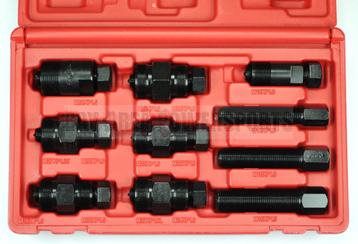 10 Piece Rotor Flywheel Driver Puller Kit Set Atv Motorcycle Dirt Bike