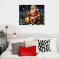 thumbnail image 3 of COMIO Christmas Winter Canvas Wall Art 20x16 Inch Art Works Christmas Poster Prints Santa Wall Pictures Decoration Holiday for Living Room Bedroom Bathroom ( FRAMES), 3 of 3