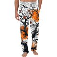 thumbnail image 2 of GrmtClth Men's Halloween Pajamas Pants Gothic Pj Pants Witch Pumpkin Ghost Face Print Comfy Costume for 2026 Halloween with Pocket Khaki 2XL, 2 of 6