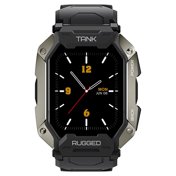 KOSPET TANK M1 PRO Deportes al aire libre Reloj inteligente resistente 1.72 '' 280 * 320px Pantalla Kospet Negro