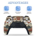 thumbnail image 4 of Skin Sticker for PS5 Slim Standard PS5 Pro Disc Digital Edition Console and Controllers Decals for Playstation 5 (China Retro House,PS5 Pro Disc Edition), 4 of 5