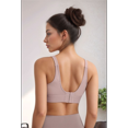 thumbnail image 7 of Racerback Sports Bra Gray Pink XL, 7 of 7