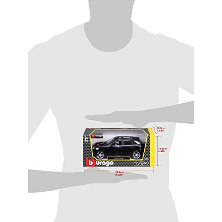 Porsche Macan Turbo ミニカー ブラック Bburago Porsche Macan Turbo 1:24 Diecast Toy Model Car Black