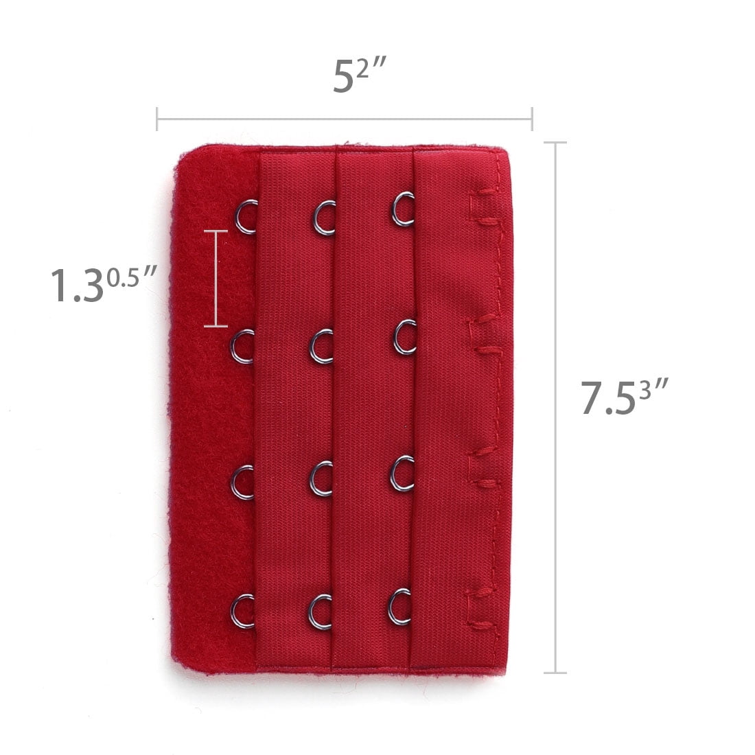 Unique Bargains Ladie's Bra Extender Strap Band Extension 3 Rows 4 Hooks