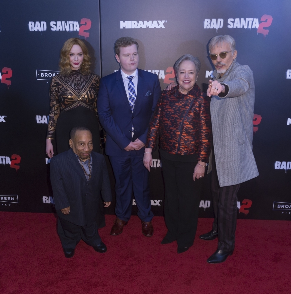 Christina Hendricks Tony Cox Brett Kelly Kathy Bates Billy Bob Thornton At Arrivals For Bad Santa 2 Premiere Amc Walmart Com