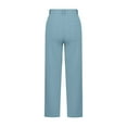 thumbnail image 3 of Capri Pants for Women High Waisted Pull On Elastic Waist Dressy Casual Stretchy Capris Trousers Pants Pockets, Limited Time Clearance, 3 of 5
