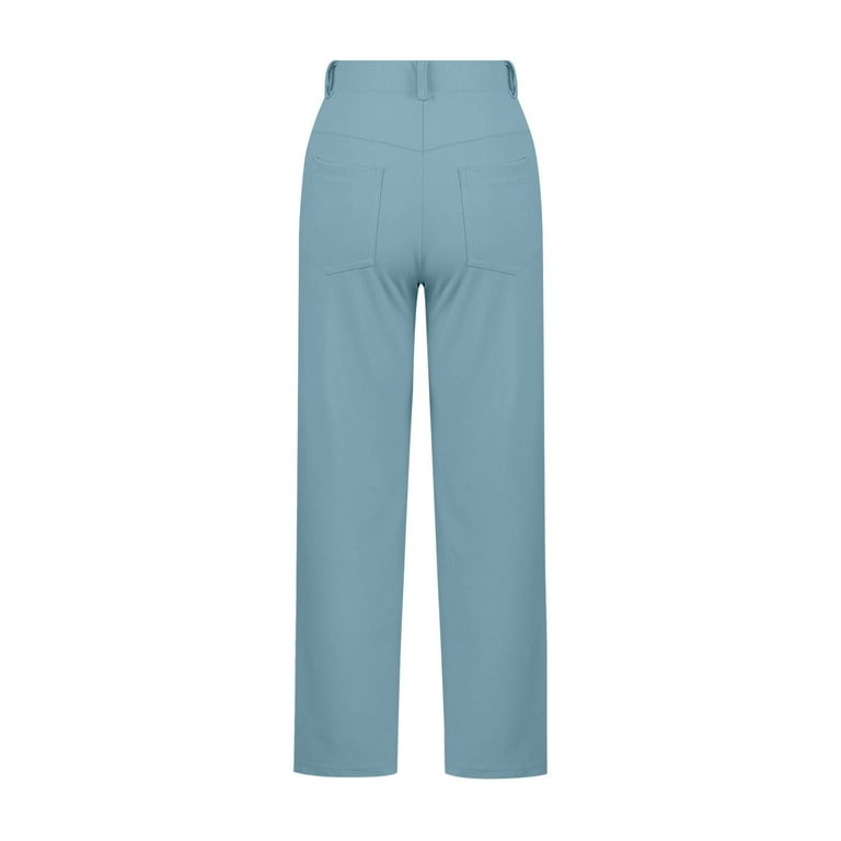 Qatainlav Knee Length Dress Pants for Women Button Open Front Dressy Casual Business Work Capris Solid Color Straight Leg Cropped Yoga Pants with Qatainlav Knee Length Dress Pants for Women Button Open Front Dressy Casual Business Work Capris Solid Color Straight Leg Cropped Yoga Pants with