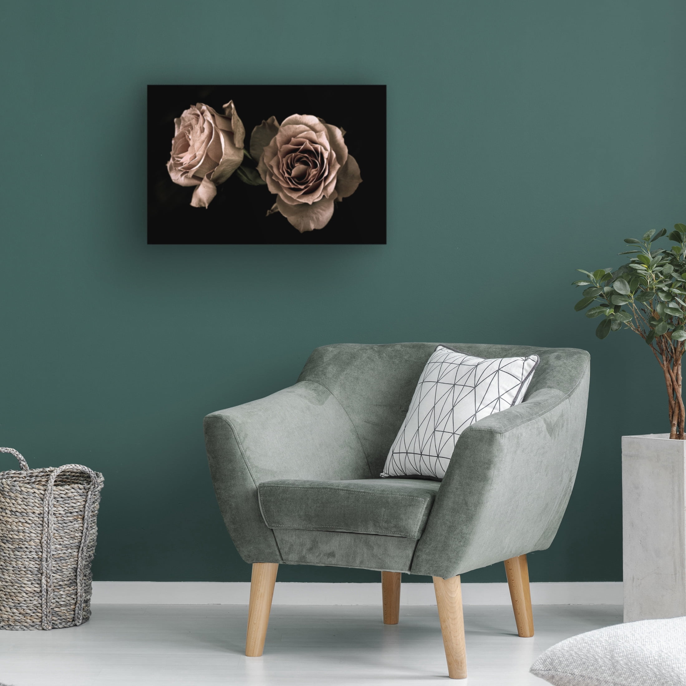 Trademark Fine Art Angel Julie Roses Canvas Wall Art