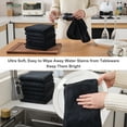 thumbnail image 5 of 12 Pack Kitchen Washcloths, 13"x13" Large Thick Dishcloths for Drying Dishes, Ultra Soft Microfiber Towels Quick Dry Super Absorbent Wash Cloths Set for Kitchen Cleaning (Black), 5 of 8