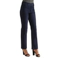 thumbnail image 5 of Women's Classic Solid Straight Leg Jeggings, Navy, M, 5 of 5