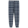 thumbnail image 5 of gzxflxpge Men's Casual Plaid Pants Comfortable Soft Drawstring Elastic Waist Pajama Pants Trendy Loose Fit Sweatpants with Pockets Blue S, 5 of 7