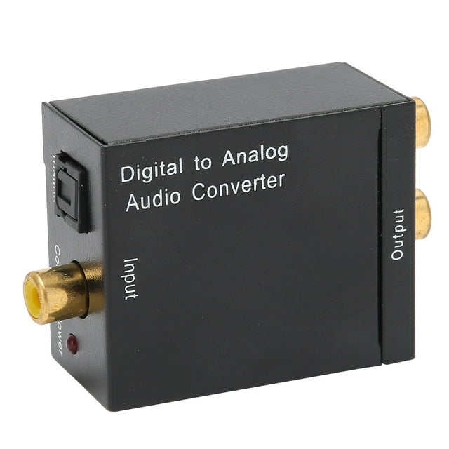 Convertidor De Audio Digital Coaxial óptico A Analógico R/L, Adaptador De Audio Plug And Play Para Internet Box Para Amplificador De TV Para STB