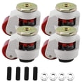 thumbnail image 1 of Homend 4 Pack Leveling Casters Gd-80S-T Plate Mounted Leveling Caster 1102Lbsper Leveling Caster Wheels Iron Poly Wheel And Nbr Pad (Stem Mounted 1102Lbsper Iron Poly Wheel), 1 of 4