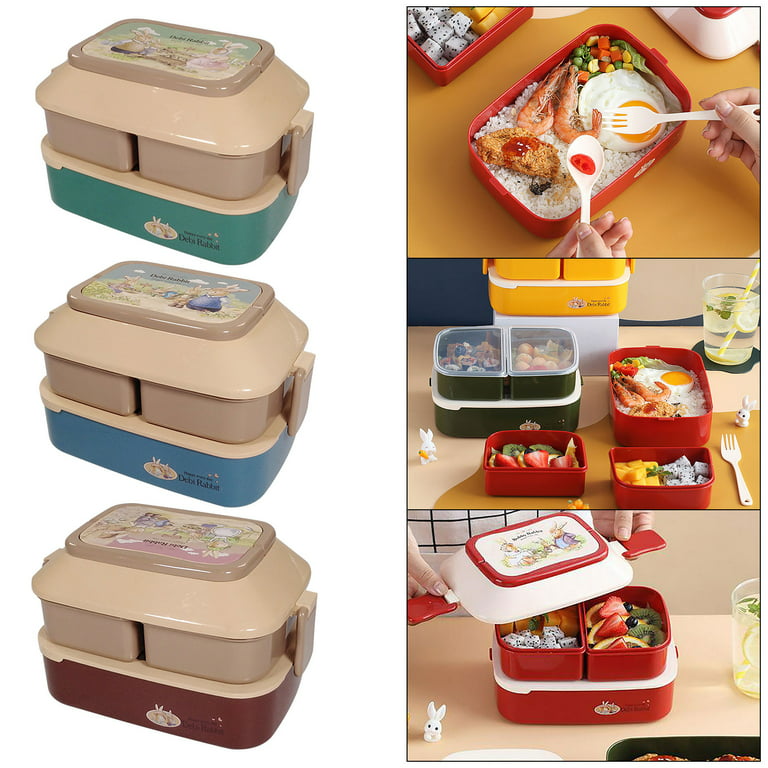 OAVQHLG3B Stainless Steel Bento Box for Kids Adults,Stackable