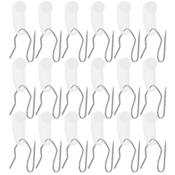 Raindrops 80 Sets Shower Curtain Hooks Curtain Rail Pulley Hooks Bathroom Curtains Hooks Shower Curtains Hooks