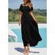 thumbnail image 5 of Vestido PRETTYGARDEN XXL Negro Cuello Cuadrado Manga Abullonada, 5 of 8