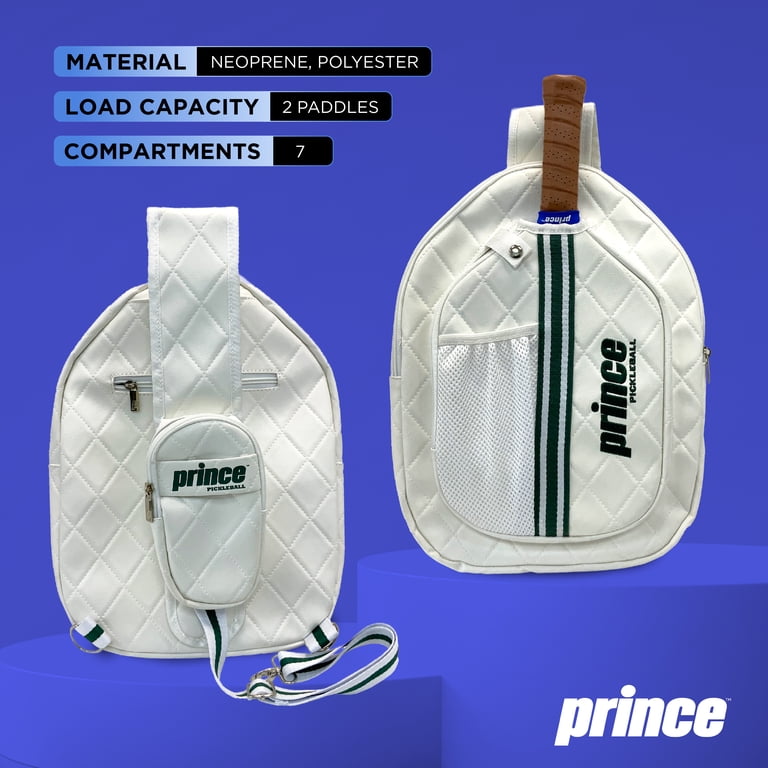 Prince Multi-Sport Racket Bag, White Quilted Sling photo 2