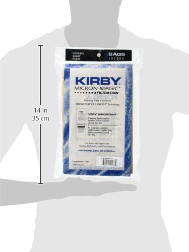 Kirby Micron Magic Filtration Vacuum Cleaner Bags  for Models G4 and G5   New O  Walmartcom