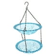 thumbnail image 3 of Advanced Glass Bird Bath Tub Suitable For Hanging Double Layer Garden Decoration In Courtyards And Outdoors Suet Feeders for outside Squirrel Proof Eliminator Squirrel Proof Feeder Bear Feeder Outdoor, 3 of 7
