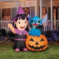thumbnail image 2 of Disney Lilo and Stitch Pumpkin Halloween Inflatable Decoration - Large, 2 of 2