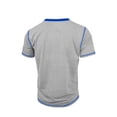 thumbnail image 2 of Men's Short Sleeve Henley Shirt Casual Stretchy Slim Fit T Shirt Basic Solid Tees Tops Gray M, 2 of 6