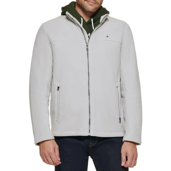 Chaqueta Tommy Hilfiger clásica de forro polar con cremallera frontal para hombre