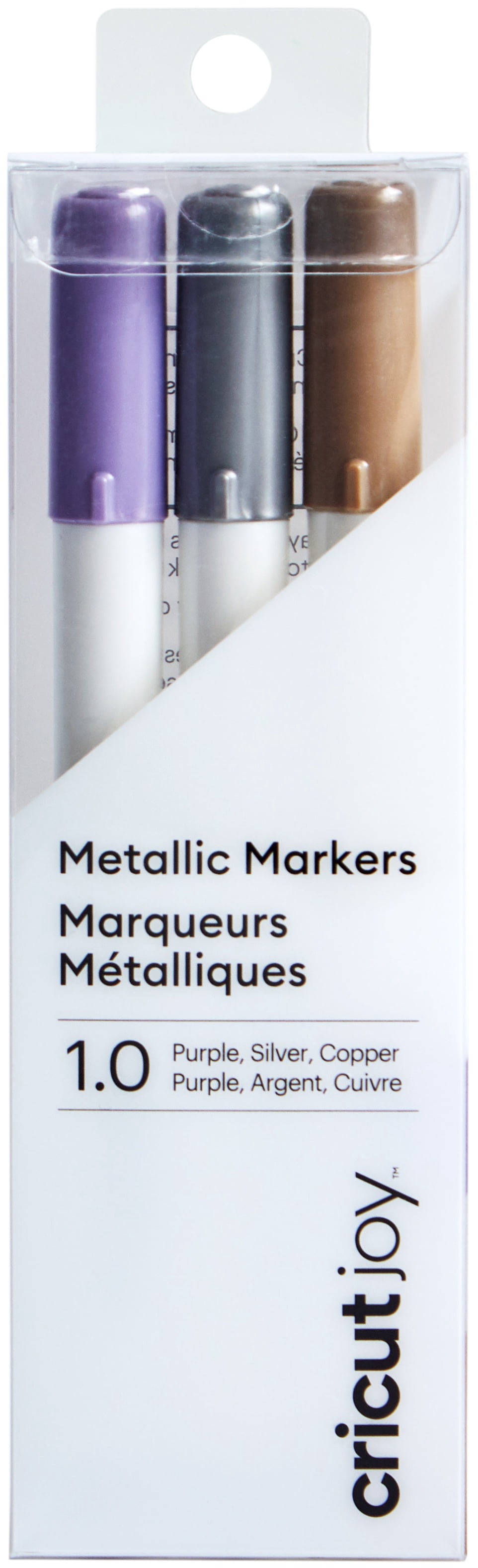Cricut Joy Metallic Markers – Gold, Silver & Blue, 1.0mm Tip