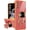 Red, variant on for Samsung Galaxy A32 5G Case with Astronaut Stand, Women Girls Galaxy A32 5G Cases, Girly Cute 6D Outer Space Heart Pattern Phone Cover for Samsung A32 5G 6.5 Inch