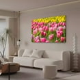 Beautiful Bouquet Tulips Canvas Poster Bedroom Decor Sports Landscape