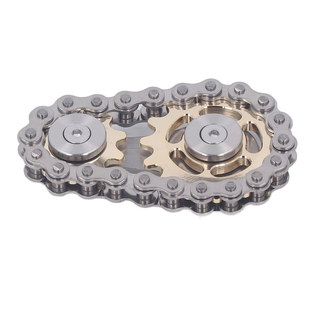 Engranajes De La Cadena De Bicicletas De Metal Juguete Sensorial, Cadenas De Ruedas De Relajantes Descompresión De La Bolsa De Almacenamiento De Juguetes Se Mantiene