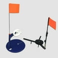 thumbnail image 6 of 2pcs Ice Fishing Rod Tip Up Outdoor Winter Fishing Equipment Gears Tip Up Strikes Indicators with Poles Flags for Angler, 6 of 9