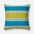 thumbnail image 1 of Loloi 1'10" x 1'10" Coussin en Duvet Vert et Bleu, 1 of 1