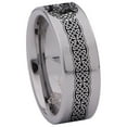 thumbnail image 3 of Viking Wolf Tungsten Carbide Ring, 3 of 9