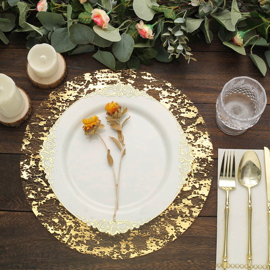 Gold Colored Placemats, Gold Plate Mat Manufacturer