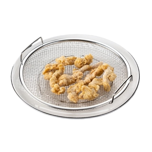 Stainless Steel Fried Chicken Basket, Household Kitchen Filter Net, Double Ear Filter Net Plate, Fried Chicken Wings and French Fries Net Frame