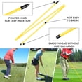 thumbnail image 2 of Golf Alignment Sticks Set of 3, 48 Inch Collapsible Golf Practice Rods Training Aid Equipment for Men Women Golfers Indoor Outdoor Aiming Putting Swing Trainer, 2 of 12