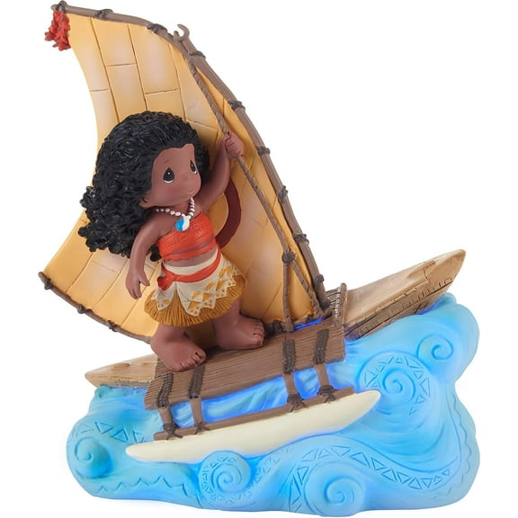 Precious Moments Find Your Strength Beneath The Surface Disney Moana LED Figurine, 1 Each
