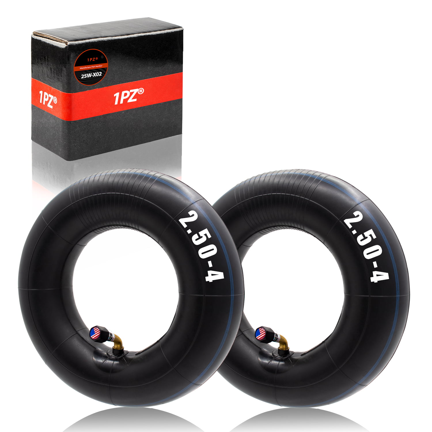 2 Tires & 2 Tub es 280 x 250 x 4"  For Scooters-Mowers 