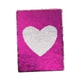 thumbnail image 4 of Masteelf A5 Heart-Shaped Sequin Notebook with Sparkling Cover, Memo Journal for Diary, Travel, and Notes (Rosy ), 4 of 8