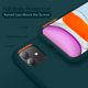 thumbnail image 3 of Diseñado para iPhone 11, funda de silicona ultradelgada a prueba de golpes con [forro de microfibra suave antiarañazos], 6.1 pulgadas, color verde azulado, 3 of 8