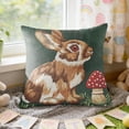 thumbnail image 4 of Housse de Coussin de Sofa Imprimée pour Décoration de Salon Série Simples Housse d'Oreiller de Pâques Mignons Lapins Housse de Coussin de Sofa Imprimée Décoration de Fête, 4 of 7