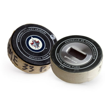 

winnipeg jets tokens & icons game-used puck bottle opener - no size