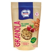 NutriSnacks Cranberry Almond Granola No Added Sugar, 10.5 oz. Bag, Sweetened with Stevia